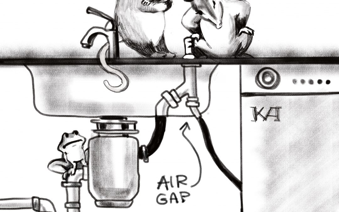Dishwasher contamination part II – The air gap.
